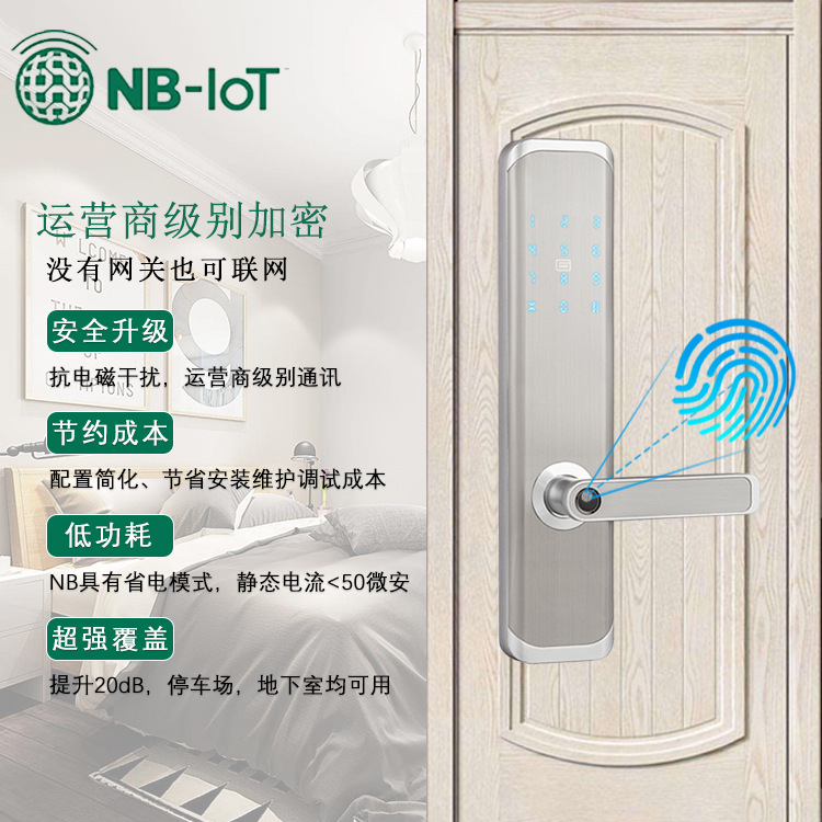 NB-IOT指纹锁门锁对接第三方运营公司无需网关API对接SDK二次开发
