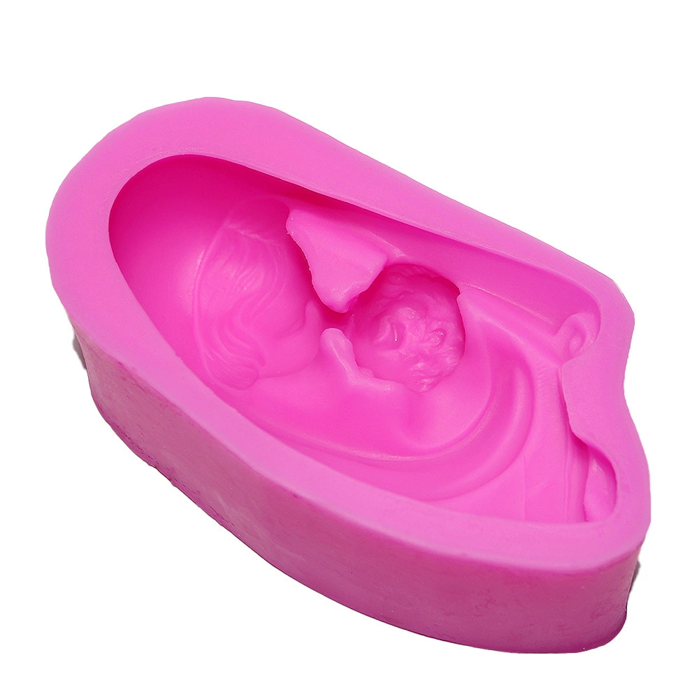 [AL012 母亲爱baby 硅胶模具  香皂肥皂模具]