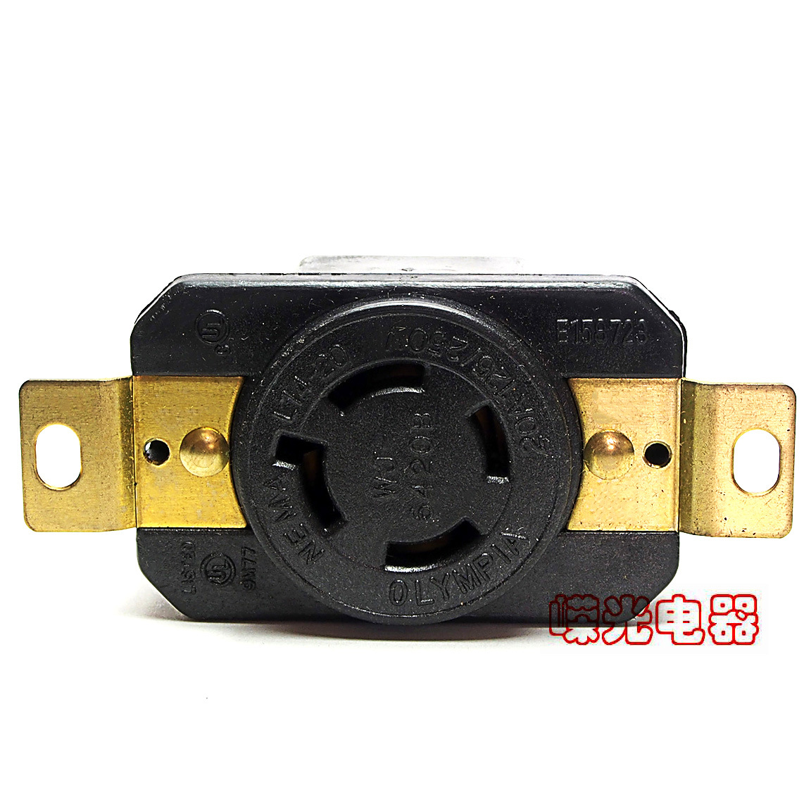 厂家直销WJ-6420B L14-20 20A 125/250V NEMA 三相四线美式插座