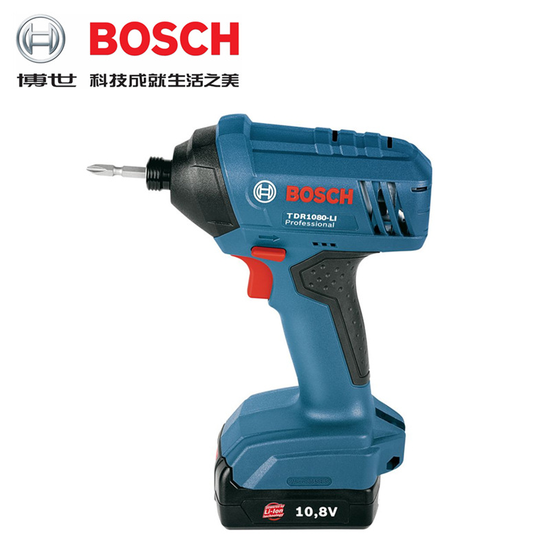 博世(BOSCH)10.8V锂电池充电电动螺丝刀冲击起子机TDR1080-LI