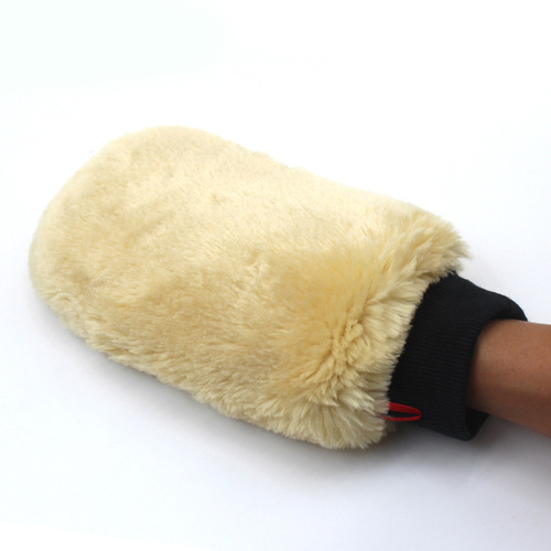 Plush car wiping bear paw chenille gloves thickened double-sided car washing gloves double-sided multi-functional wool car wiping gloves