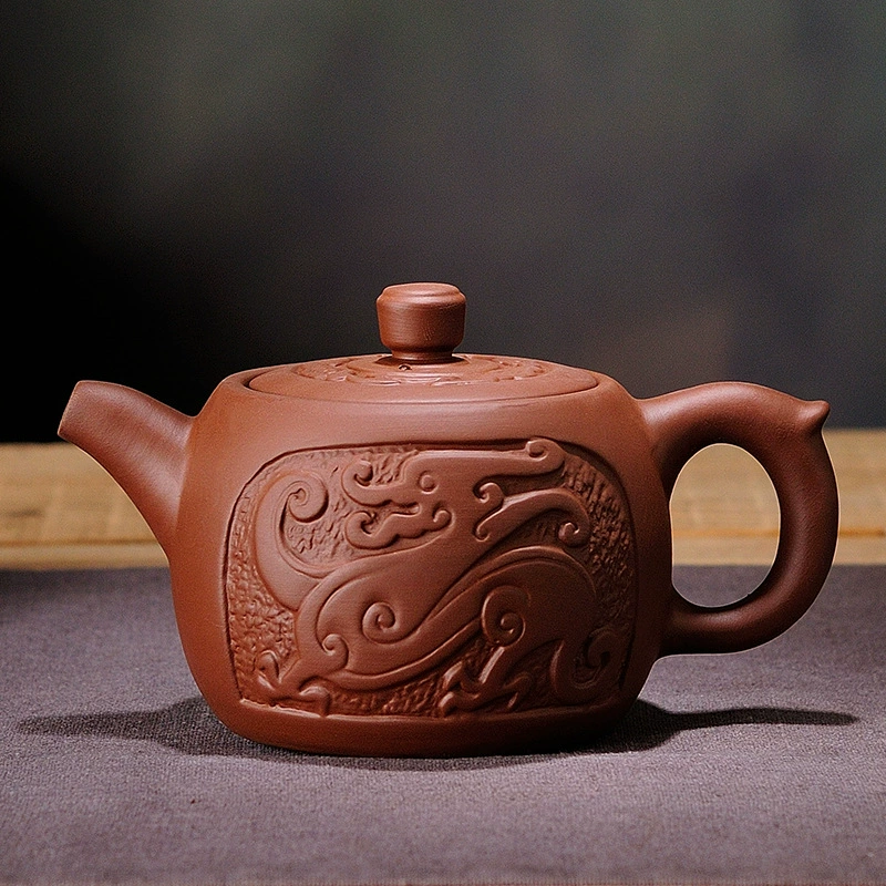 Натуральная рудная handmade? чайный набор, бронзовый медный чайник, 380 мл