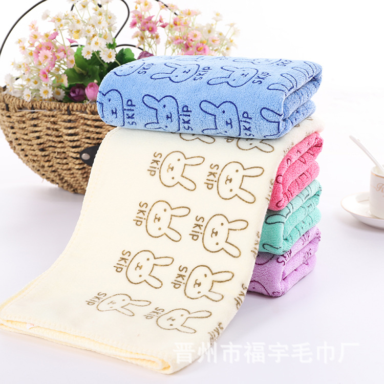 Manufactor wholesale Superfine fibre Tutou Cartoon printing towel soft thickening water uptake Hair Towel
