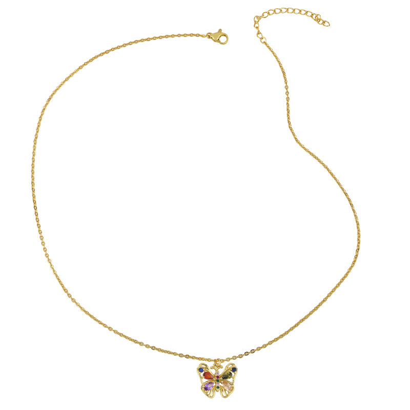 Korean butterfly necklace