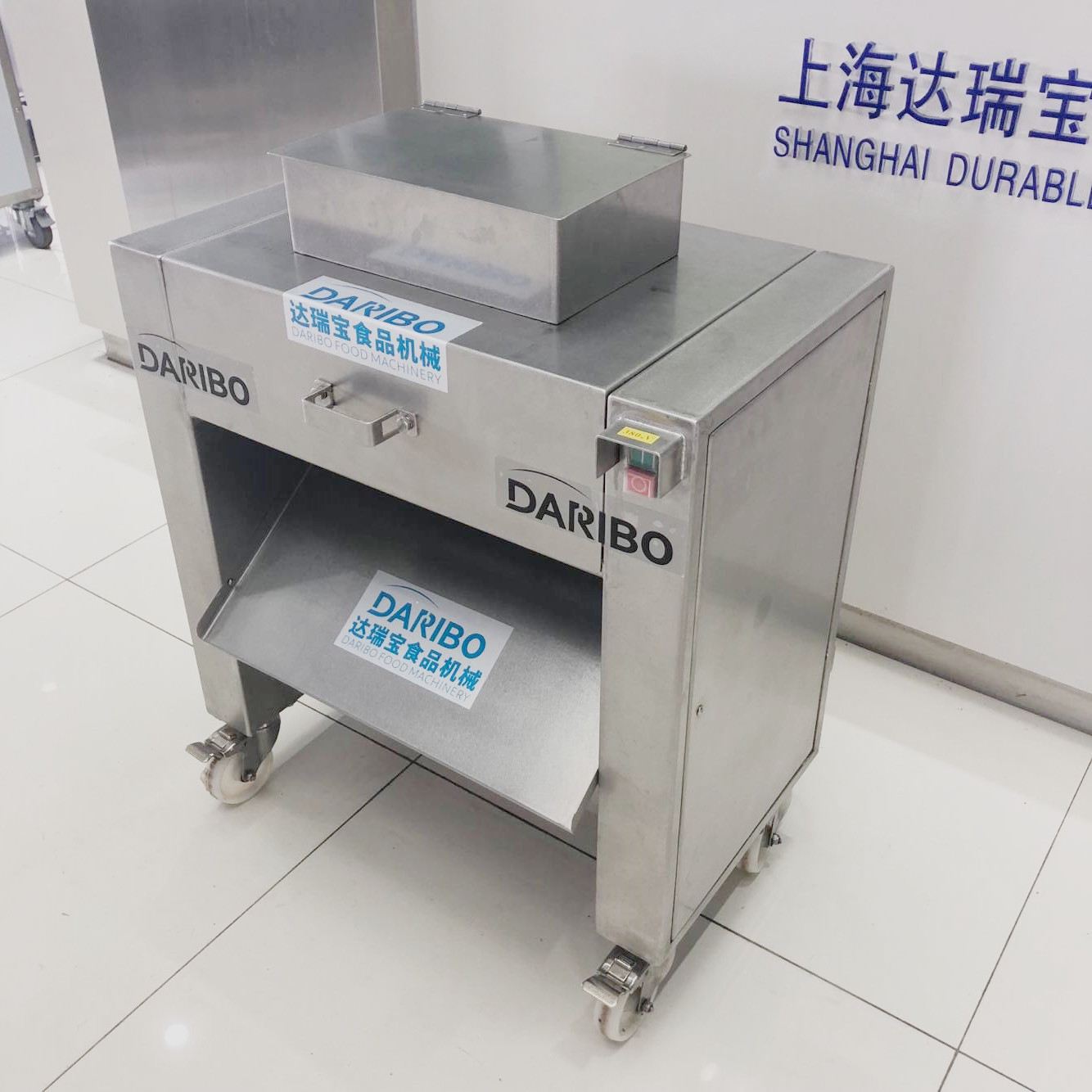 l厨房后厨全自动切鸡机 骨肉切丁机 马鲛鱼切段机商用 鸡鸭切块机