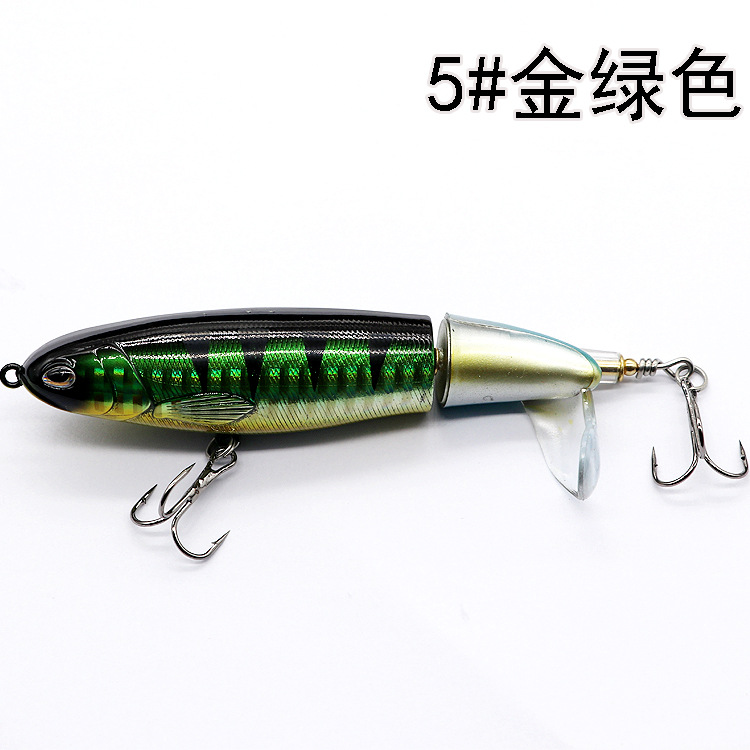 2 Pcs Whopper Plopper fishing lures bass trout Saltwater Sea Fishing Lure