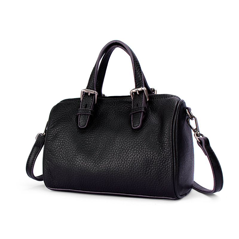 女性カバン本革レトロ2021新型クロスボーダーボストンバッグ大容量通勤バッグ