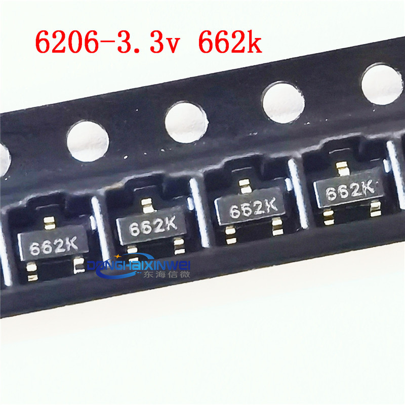XC6206P332MR 662K SOT-23 3.3V LDO low-voltage differential…