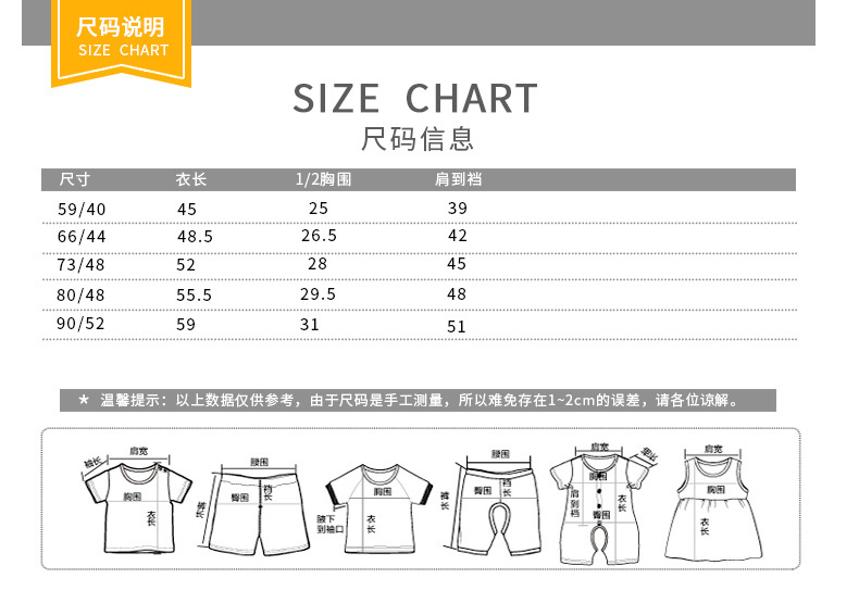 Summer New 0-3 Year Old Male And Female Baby Printed Rib Short Sleeves Even Out Of The Body Climbing Clothes Wholesale Nihaojewelry display picture 8