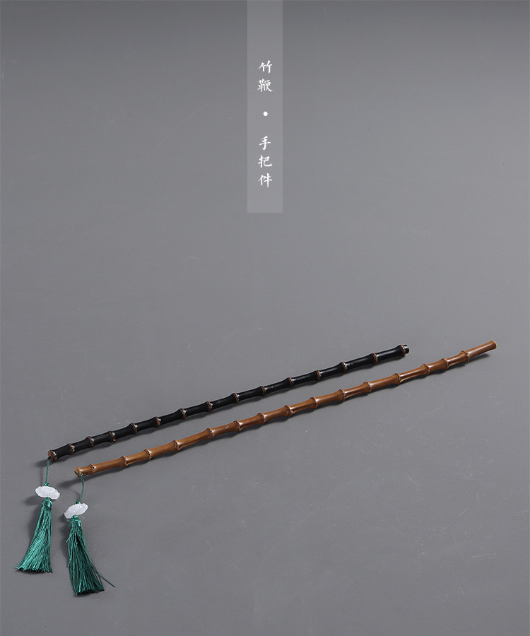 紫竹竹鞭竹根 天然老料实心竹教鞭戒尺 手工竹工艺品把玩件-阿里巴巴
