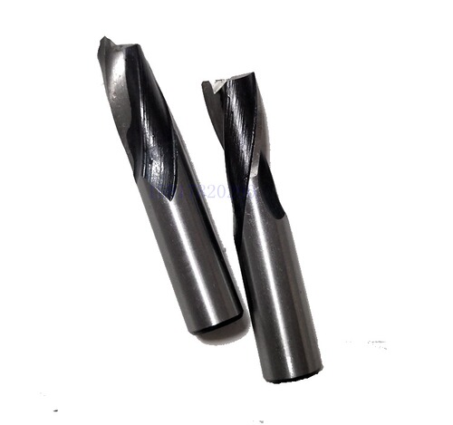 Tapered shank keyway end mill 2 teeth high speed steel slotting end mill 2 edge stainless steel keyway end mill cutter 3-20