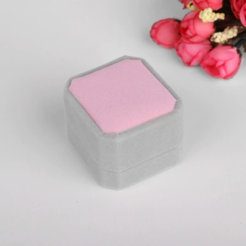 Ювелирные изделия шкатулка кольцо коробка фланель хранения ювелирных изделий бумажная коробка подарок ожерелье коробка оптом