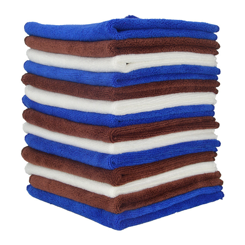 Absorbent towel white towel square towel dishcloth Bar coffee machine cleaning cloth kitchen dish towel milk tea Absorbent towel white towel square towel dishcloth Bar coffee machine cleaning cloth kitchen dish towel milk tea
