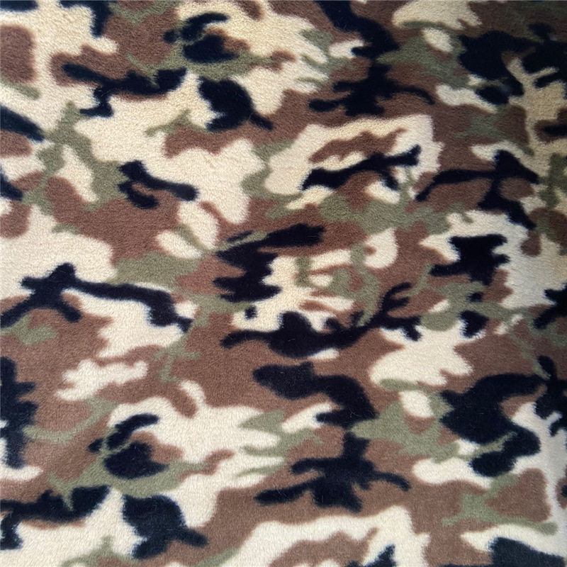 Imitación de piel de conejo tela de camuflaje bufanda alfombra ropa Zapatillas de lana Bola de piel pijamas Cuello de piel tela de impresión