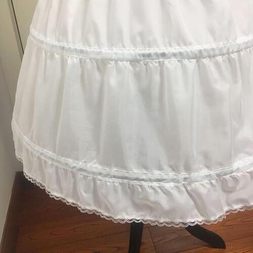 Little girl's puffy skirt stage performance costume children's lined skirt princess skirt children's three-circle lined skirt