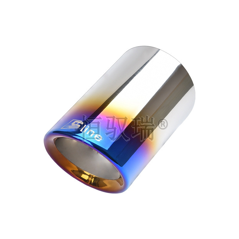 Garganta de cola de coche A 4L Garganta de cola Q 5 tubo de escape aplicable C enchufe directo tubo de escape modificado