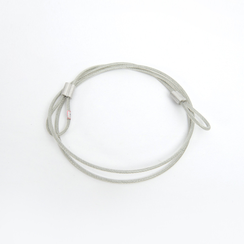 供应机械压制钢丝绳索具 pvc索具 不锈钢索具