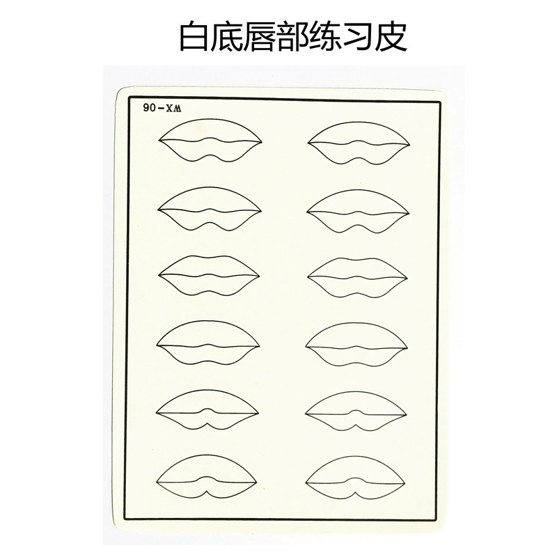 Silicone three dimensional skin for tattoo practice for eyelids, in 3d format