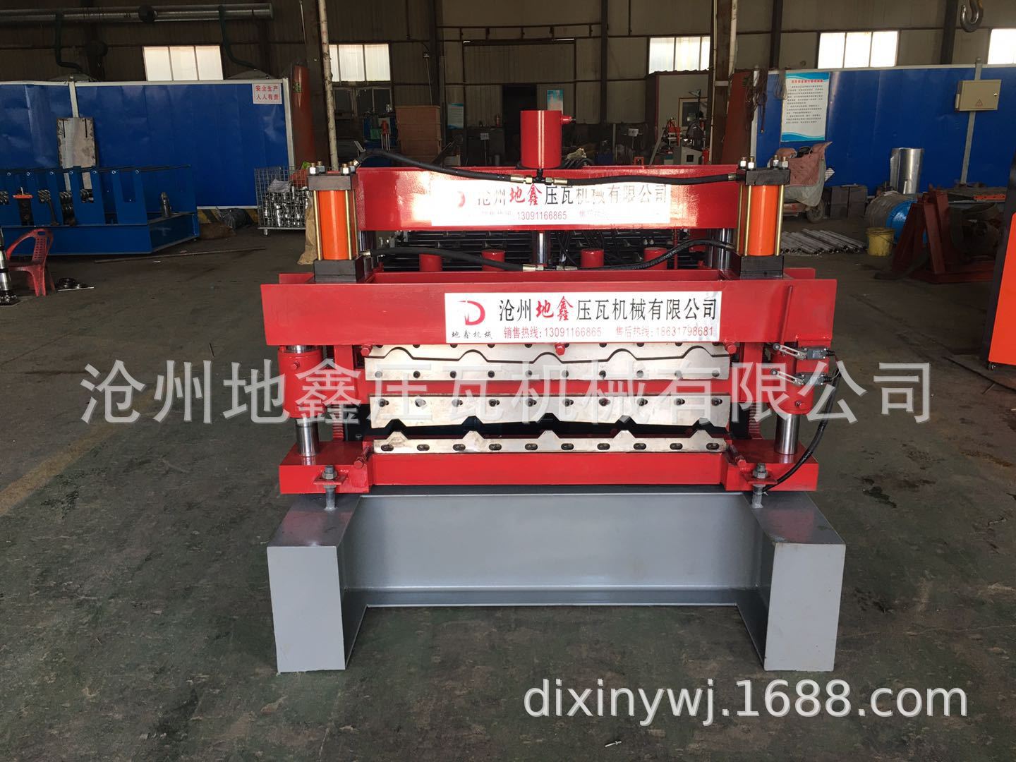 840/800型双层组合压瓦机 800型竹节琉璃瓦设备 梯形槽瓦机