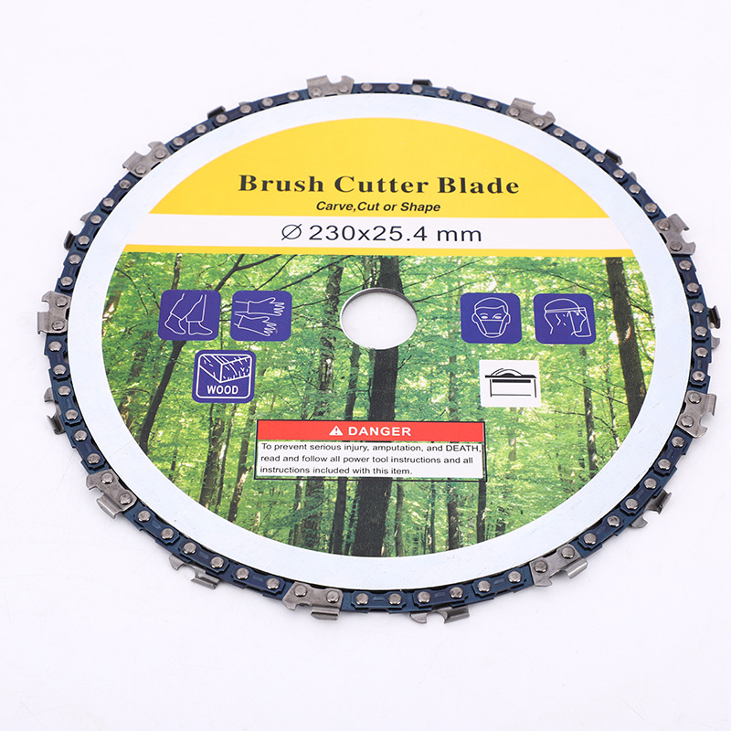 厂家直营树枝链条盘刀片配件 圆盘锯片跨境新款除草机割草机锯片