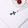 Change color cross -loving necklace phase box color temperature sensing temperature changes in necklace free mail chain XL054