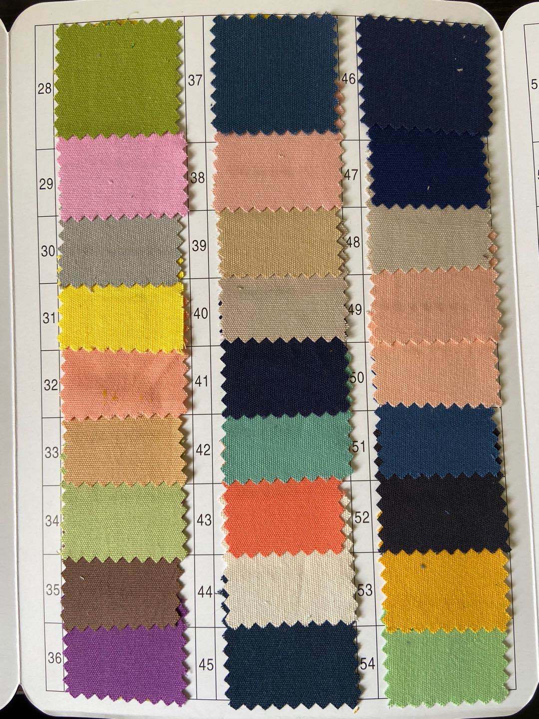 8'an lona de algodón sarga de algodón liso bolsa de lona forro bolso de sal Bolsa de equipaje textil para el hogar tela