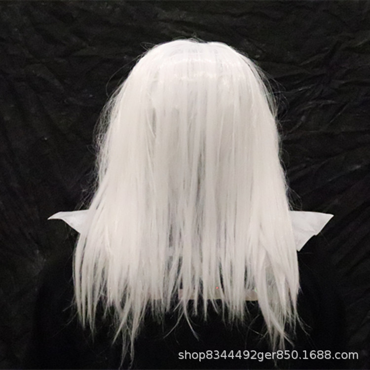 Noche rey máscara de pelo largo noche rey máscara Halloween horror máscara fantasma cara derecho juego fantasma peluca