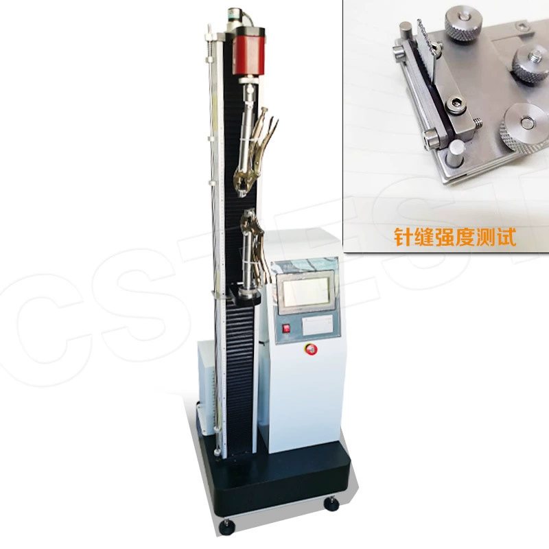 Настраиваемый зажим натяжной машины, испытание на силу швов тканевой иглы, тест на растяжку швов текстильной иглы