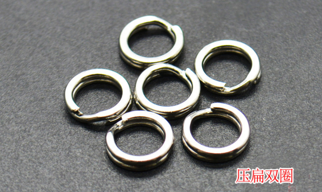 Luya bait stainless steel powerful flat -flat double -circle high…