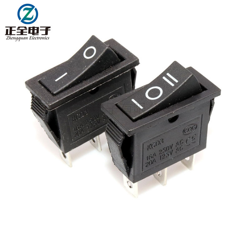 KCD3船型开关kcd3带灯船形开关 翘板开关多功能电锅开关电源开关