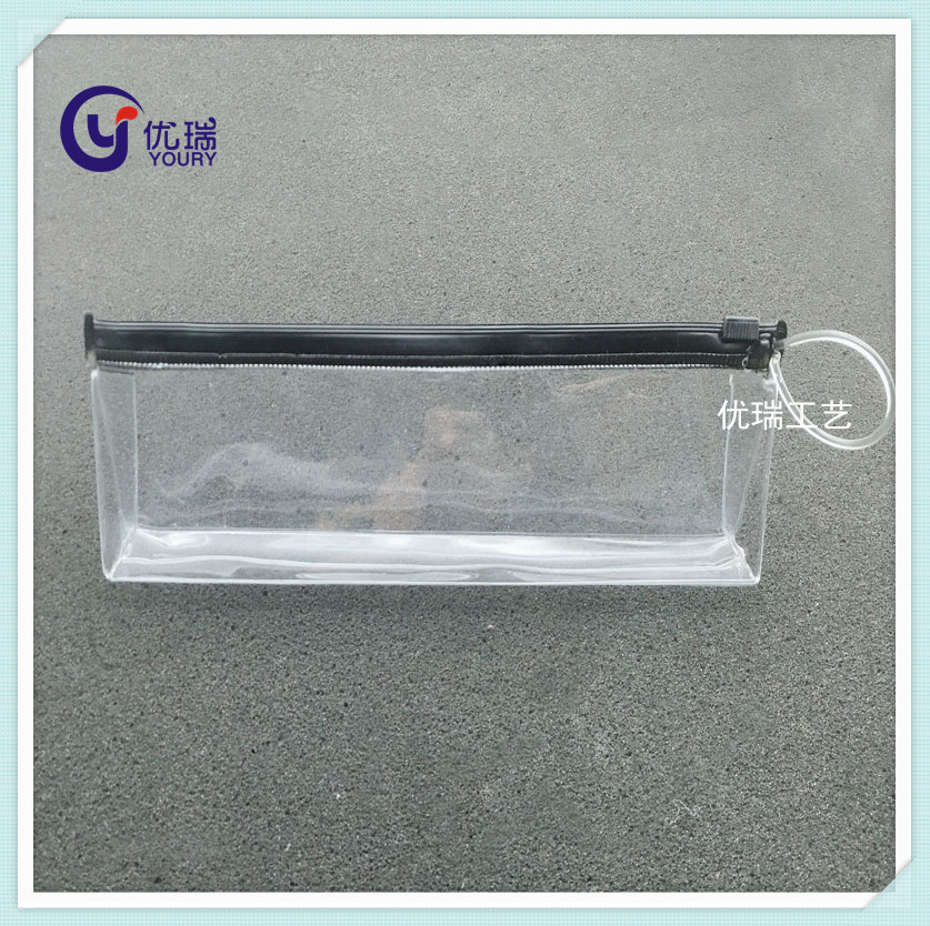 外贸透明PVC牙膏牙刷包装袋子 PVC酒店洗漱收纳袋 PVC
