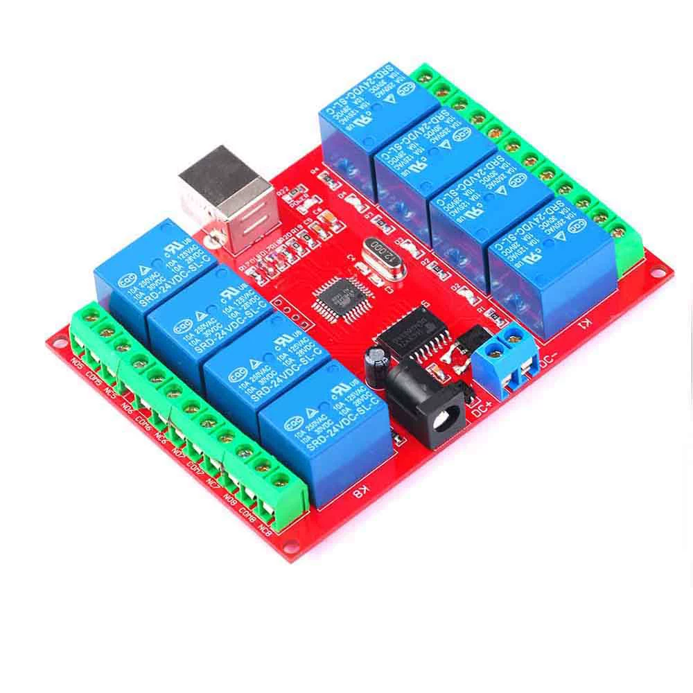 Relay, smart control panel, switch key, laptop, controller, module, 5v, 12v, 24v