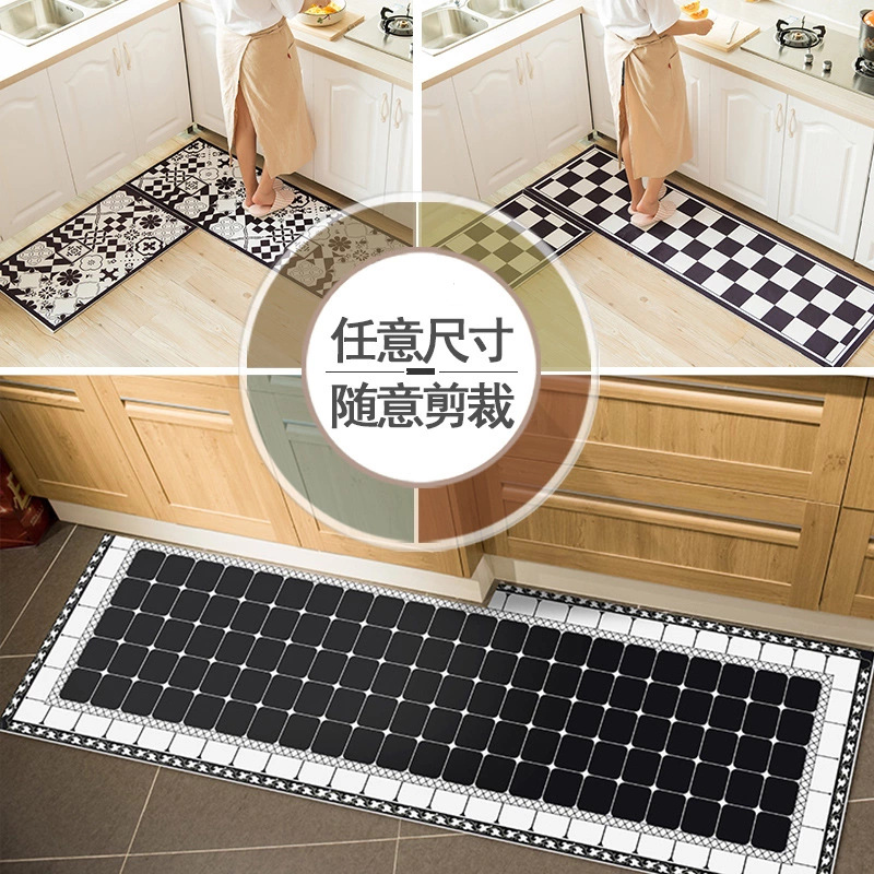 Cocina piso Mat hogar largo estera puerta entrada puerta estera piso alfombra