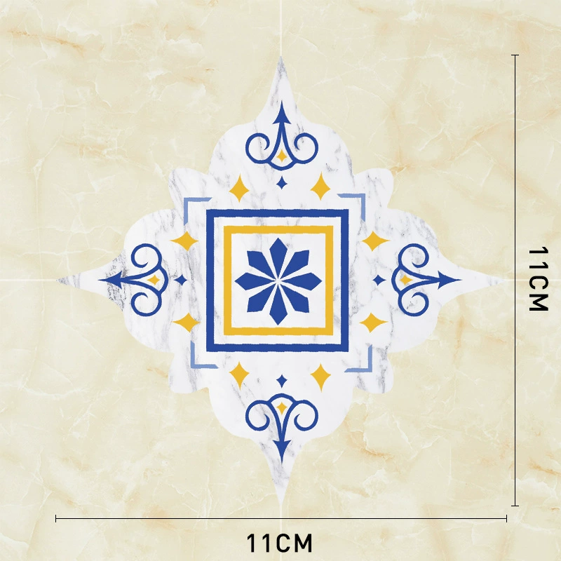 Self-Adhesive Tile Corner Decals, Waterproof Vinyl Floor Stickers, Diagonal Pattern (20/36 pcs)