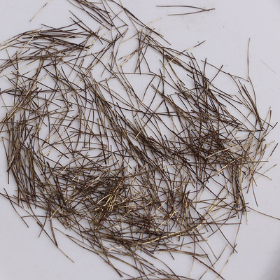 工厂供应钢纤维品质保障 量大优惠 混凝土用 镀铜钢纤维 6-12毫米|ms