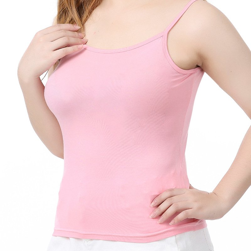 大碼夏季女士吊帶背心加肥加大無袖衫莫代爾修身打底胖mm200斤