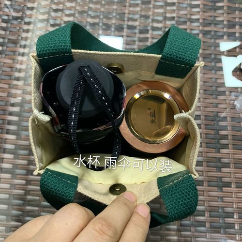 New canvas water cup bag, thermos cup bag, stew beaker protective cover