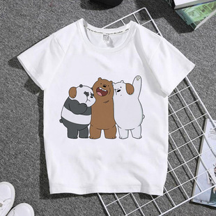 TT093��ӆ�� �ļ�ͯ�b Cute Bears�ɐ�����Ůͯ��t��ӡ�����^����