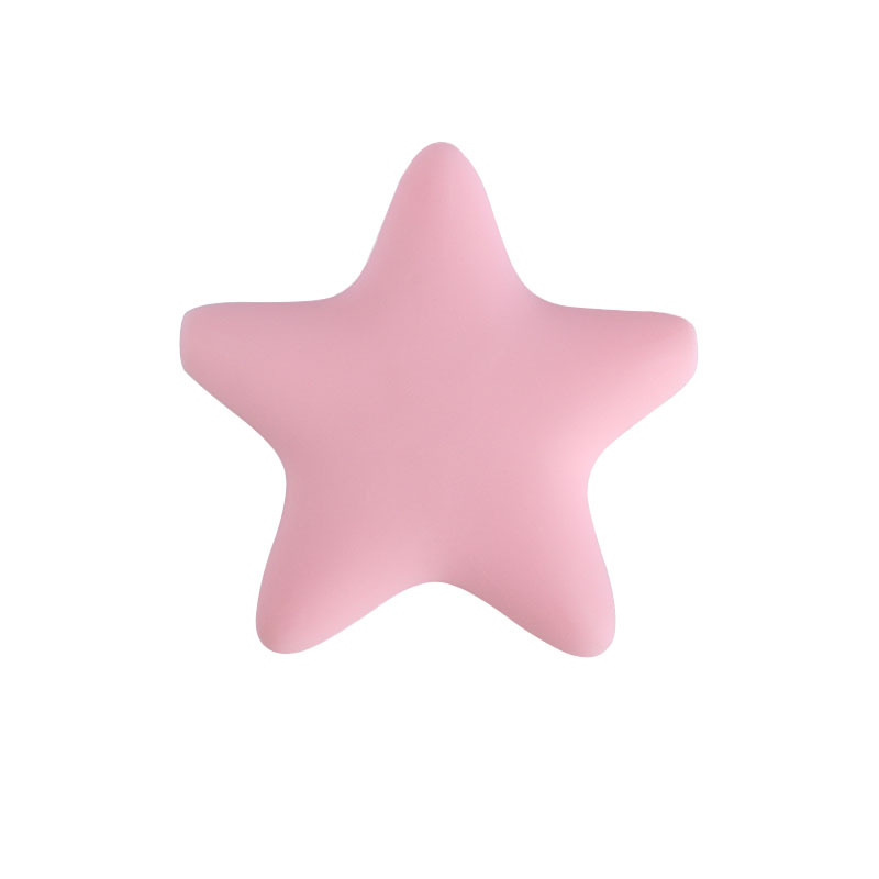 Estrella de cinco puntas de silicona molar juguete mordedor pulsera chupete cadena collar accesorios Amazon DIY accesorios de la joyería
