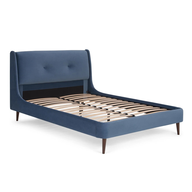 Cama blanda nórdica personalizada dormitorio principal paquete de tela doble moderno simple de 1,5 metros cama de matrimonio tatami nueva