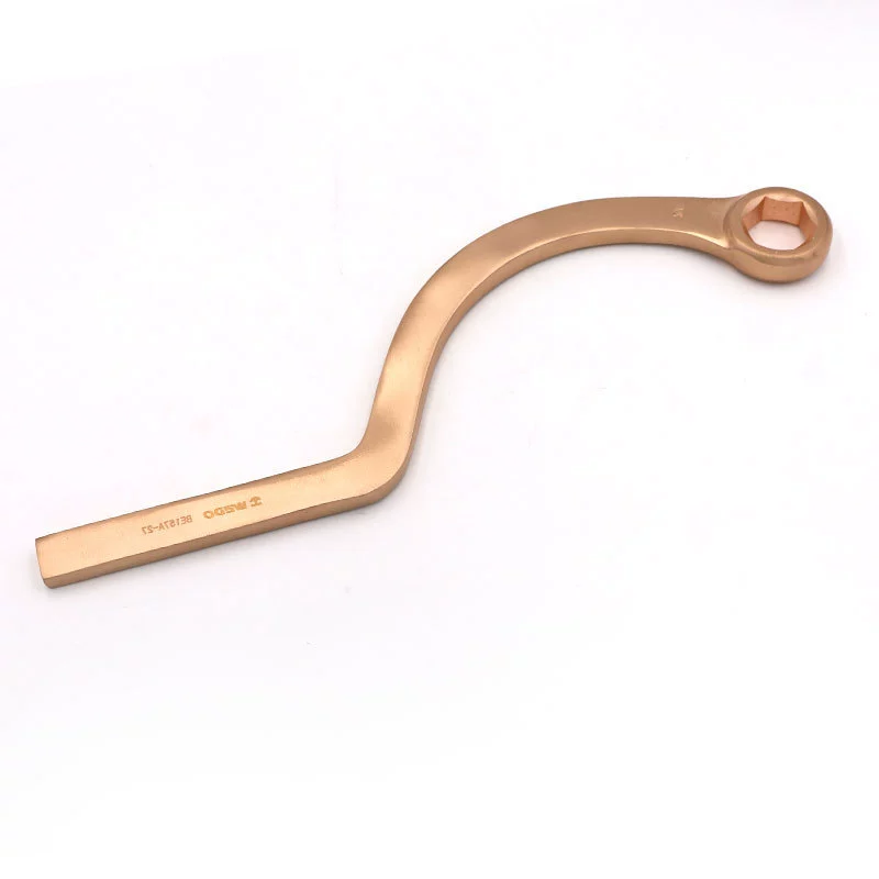 Dimension brand explosion-proof tools beryllium bronze explosion-proof bent handle single-head hexagonal wrench non-magnetic non-sparking tools