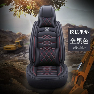 Cover Leather, Universal seat cover - luxury-all-black