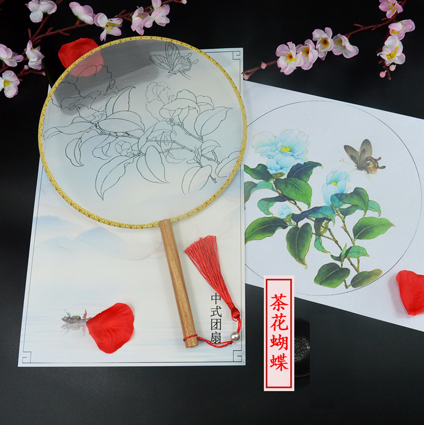 精品茶花蝴蝶无