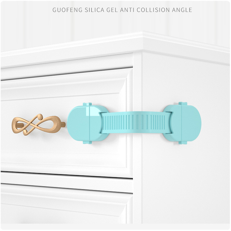 20新款多色可选宝宝防护锁防夹手抽屉锁婴儿锁扣柜子衣柜门安全锁|ms