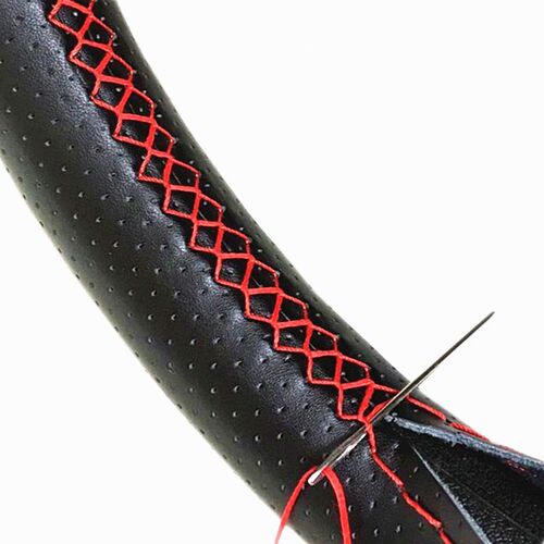 Manufacturer wholesale full-hole hand-sewn steering wheel cover, handlebar cover, hand-sewn handlebar cover, car steering wheel cover, car handlebar cover