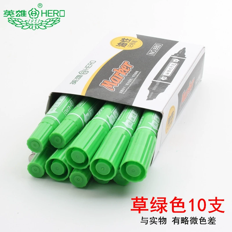 Гелевая/масляная ручка Hero 880 Art Color Painting Pen 24 цвета, двухсторонняя маркировочная ручка POP Pen Marker