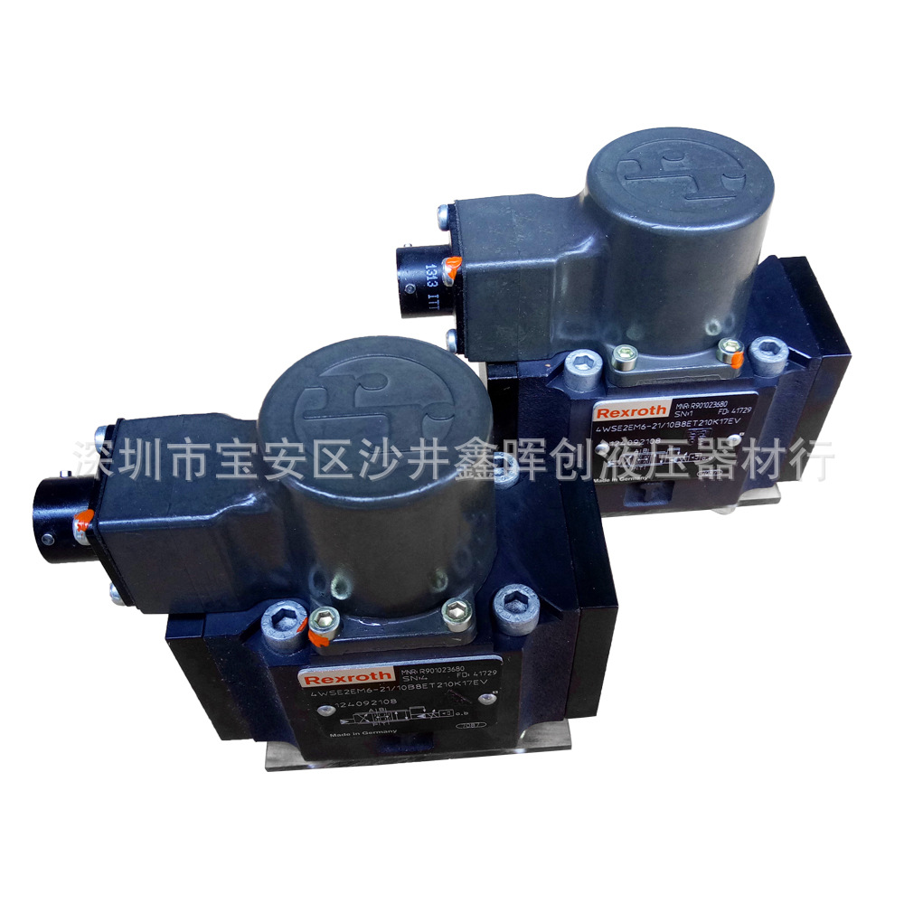 维修销售Rexroth力士乐高频响先导式伺服阀4WS2EM6-21/10B8ET210K