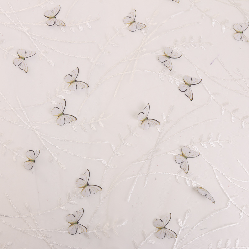 1# branch butterfly white 1 meter