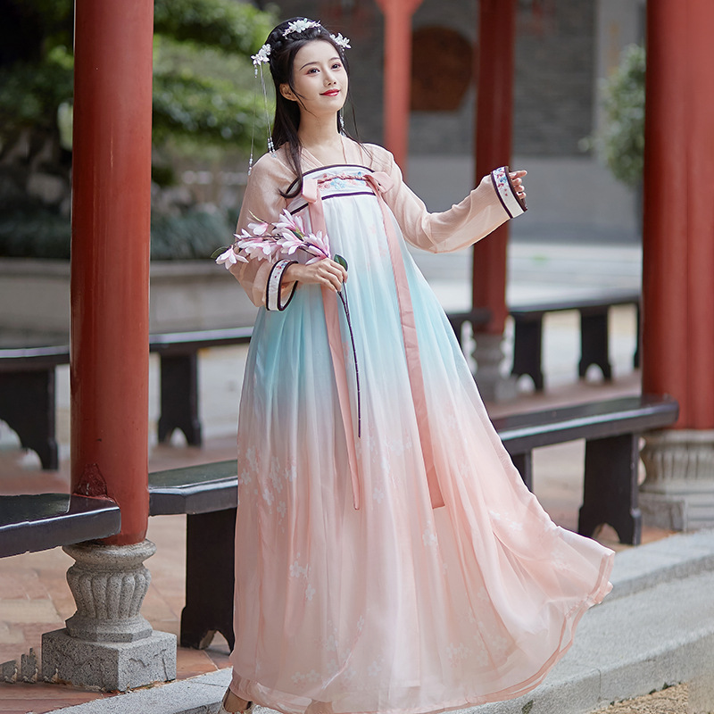 【玉灵记】汉服女中国风新款超仙春夏季飘逸学生仙气齐胸襦裙