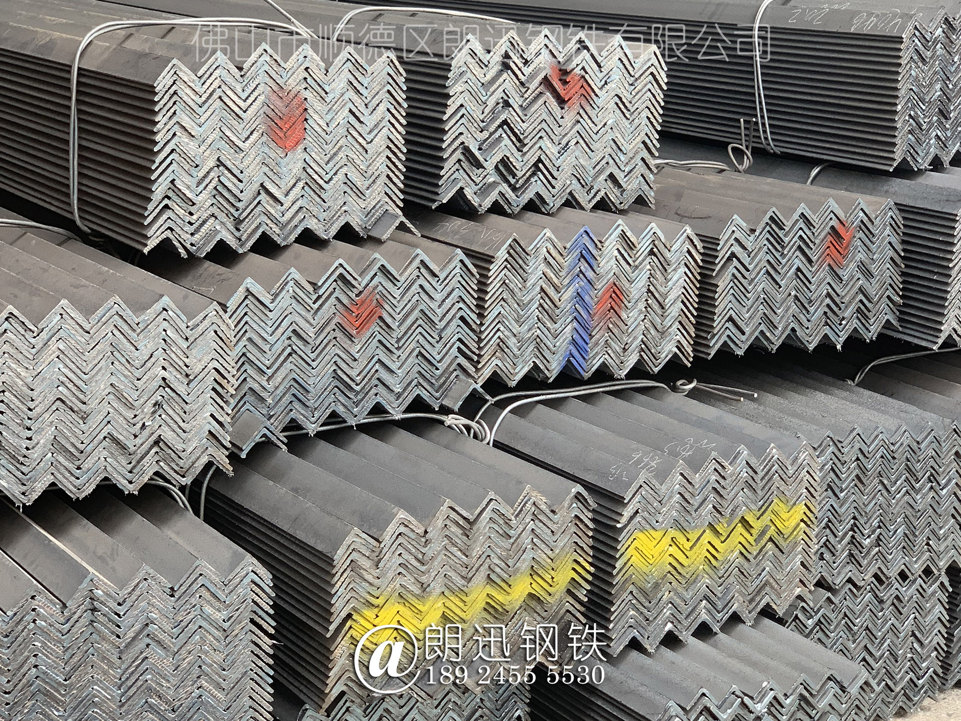 角钢 Q235B 佛山朗迅钢铁 角钢 现货供应热轧国标等边角钢
